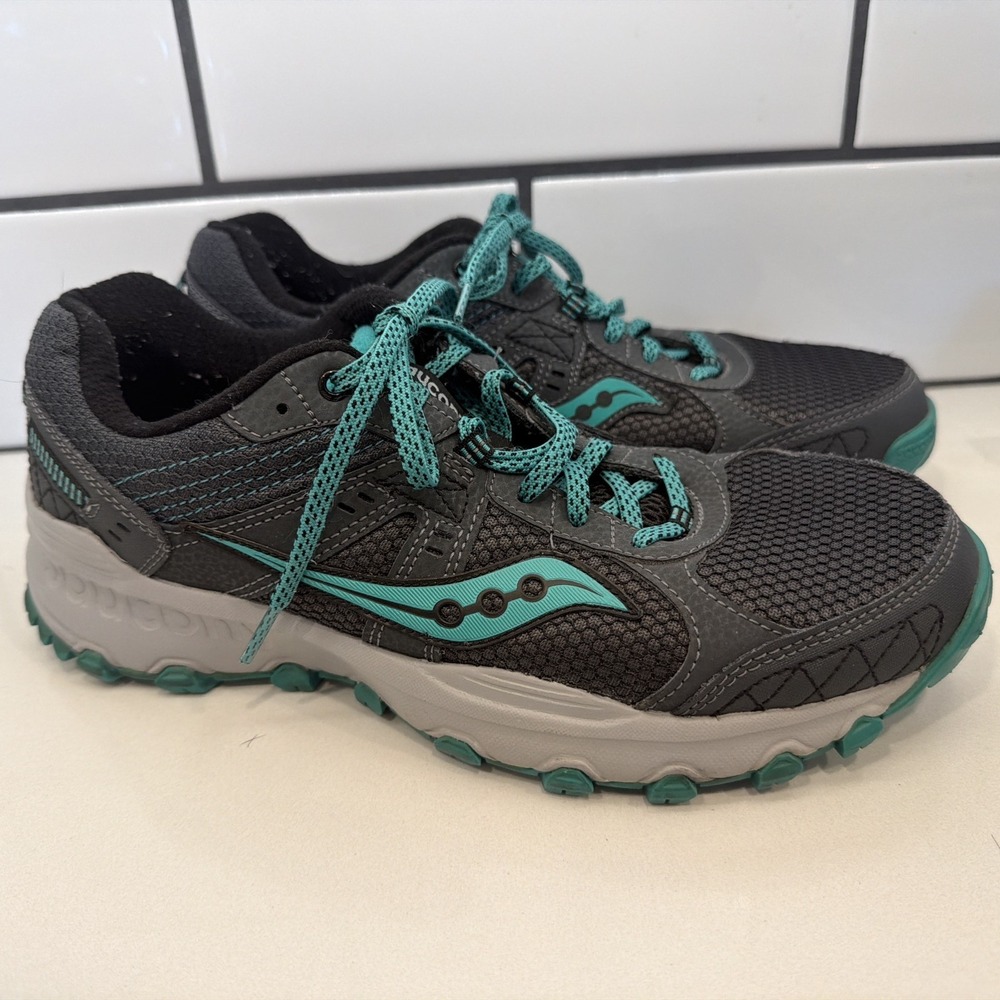 Saucony Women's Grid Roster TR 2, Gray/Black Trail Running Shoes, Size 8.5M‎